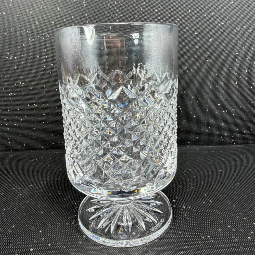 Waterford Crystal Castle Nore Vase Large Footed Goblet Cup Centerpiece 6 Inch
